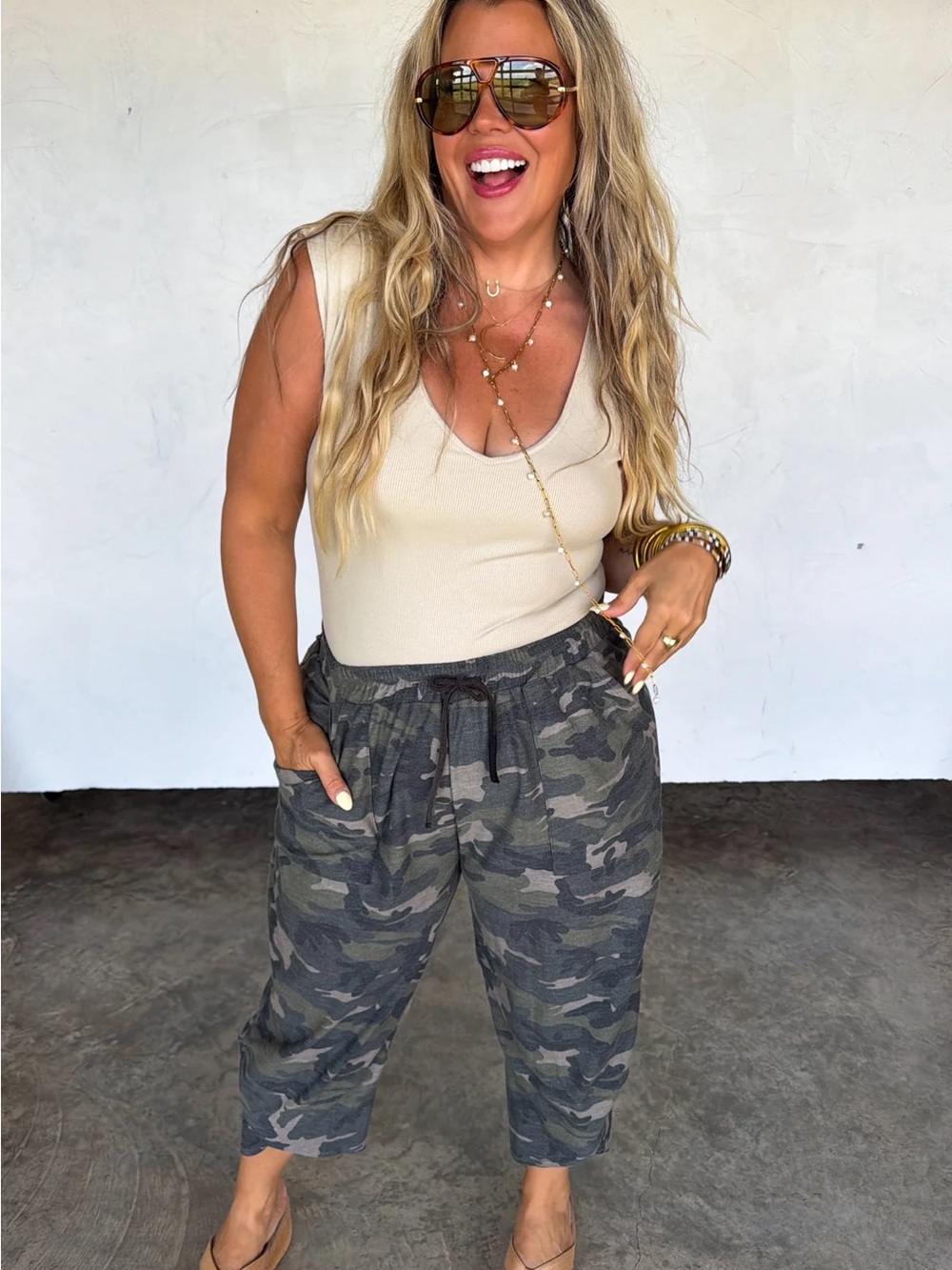 NWT Camo Barrel Lounge Pants